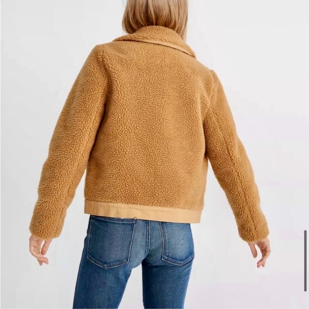 Madewell Teddy Portland Sherpa Jacket - Picture 3 of 12